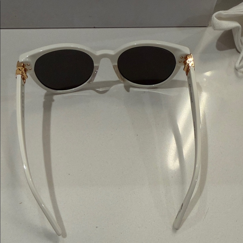 Balenciaga Classic White Sunglasses - Picture 8 of 12